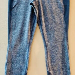 The North Face Dune Sky Blue Heathered Leggings, XL new without tags
